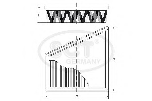 SCT Germany SB 2248 Air Filter